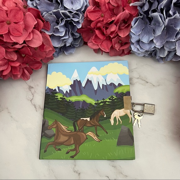 Kid’s Wild Horse Top Secret Locking Diary/Journal - Picture 4 of 16